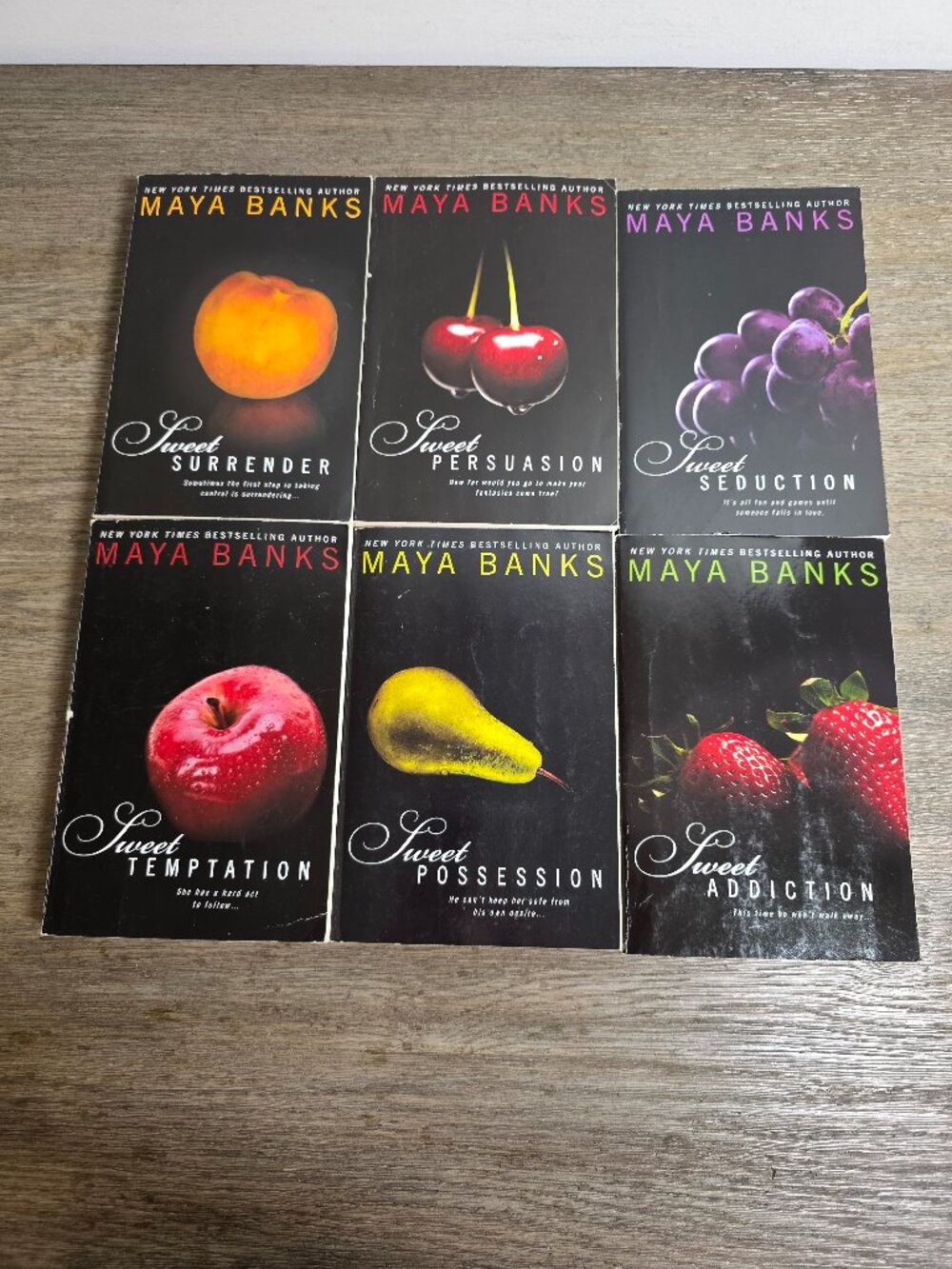 "Sweet" Contemporary Erotic Romance Series by Maya Banks Six (6) Paperback Books